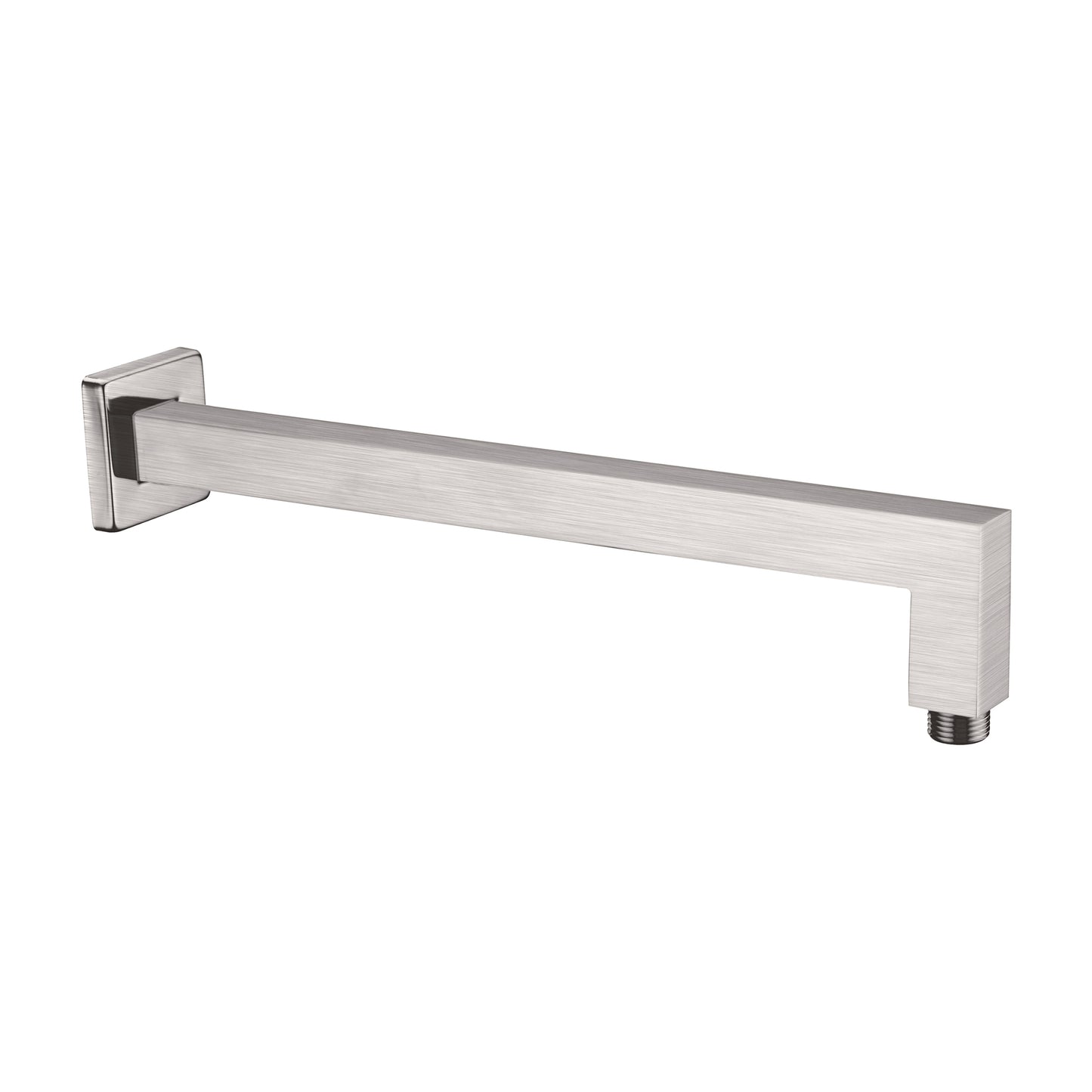 SQUARE SHOWER ARM CHROME (NR501CH) BRUSHED NICKEL