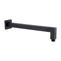 SQUARE SHOWER ARM CHROME (NR501CH) MATTE BLACK