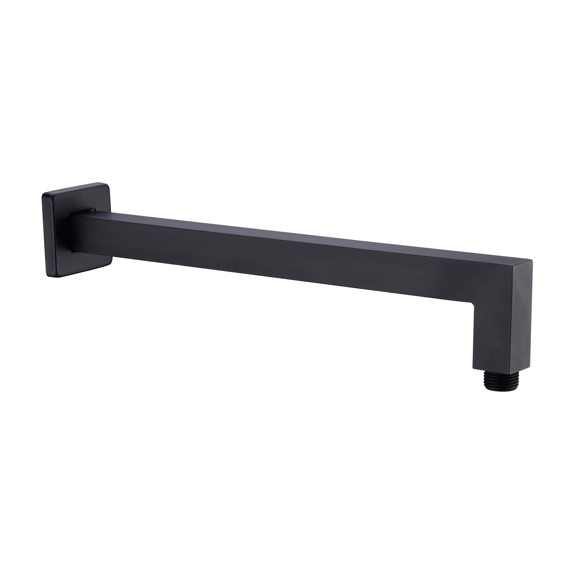 SQUARE SHOWER ARM CHROME (NR501CH) MATTE BLACK