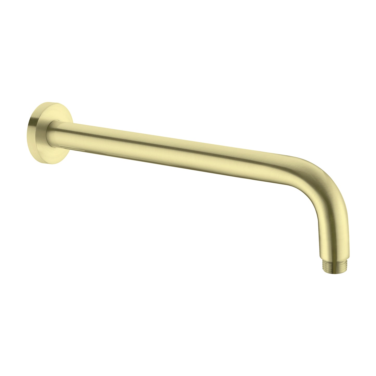 ROUND SHOWER ARM 330MM/500MM LENGTH CHROME BRUSHED GOLD