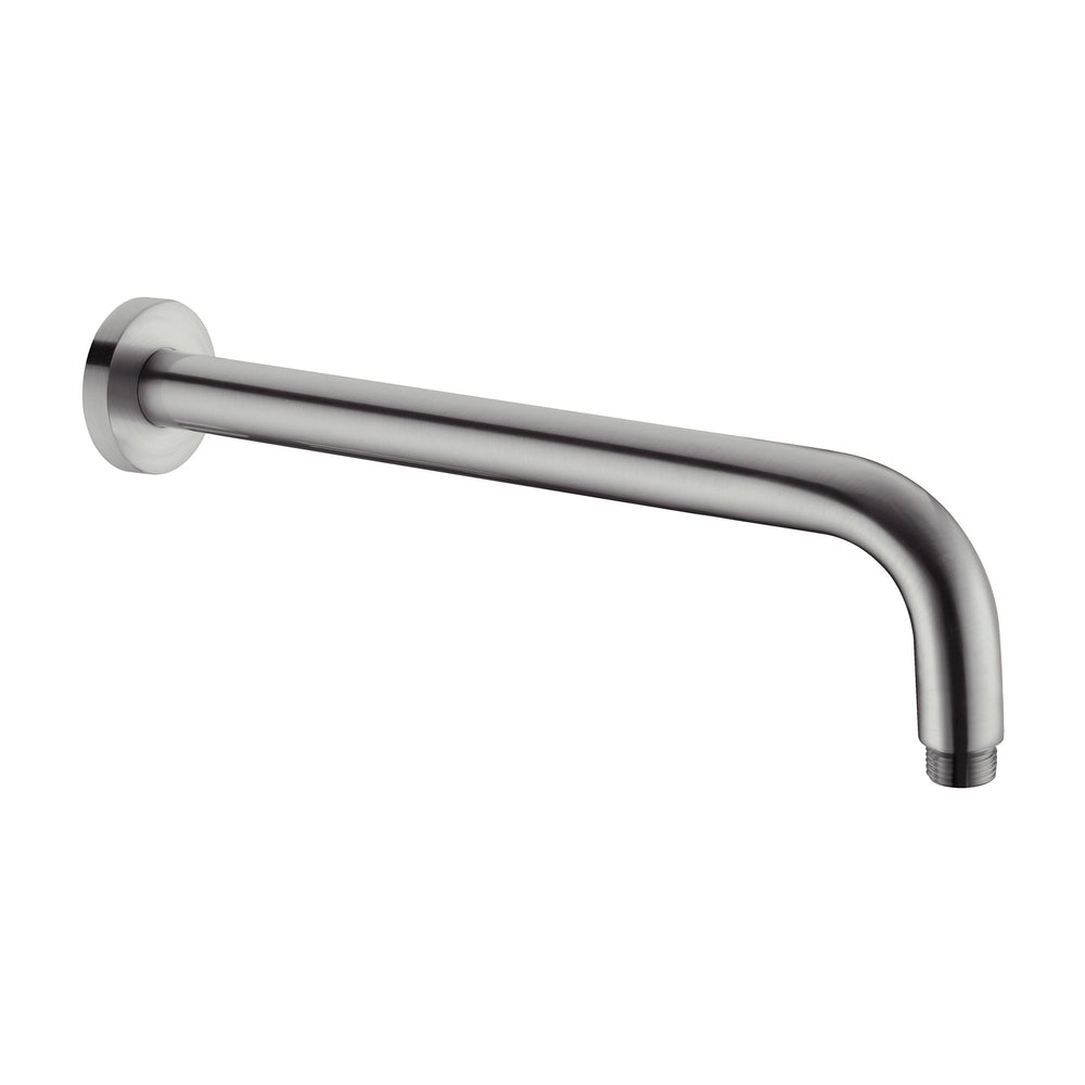ROUND SHOWER ARM 330MM/500MM LENGTH CHROME GRAPHITE