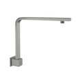 SQUARE SWIVEL SHOWER ARM CHROME (NR505CH) GUN METAL GREY