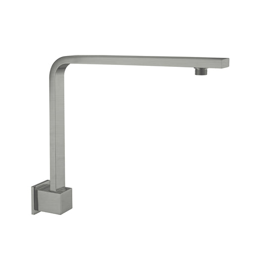 SQUARE SWIVEL SHOWER ARM CHROME (NR505CH) GUN METAL GREY
