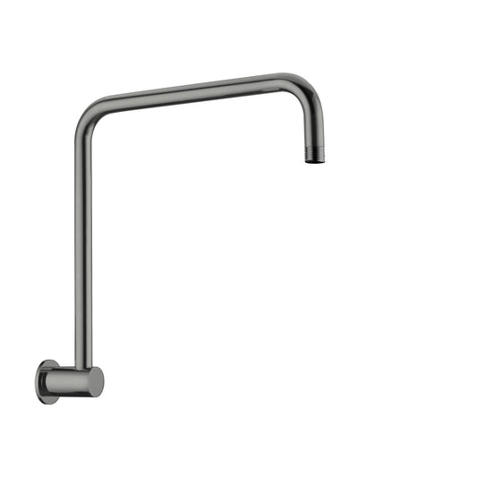 ROUND SWIVEL SHOWER ARM CHROME (NR506CH) GUN METAL GREY