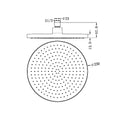 Nero 230MM Air Shower Head Chrome