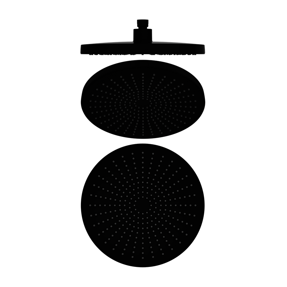 OPAL 250MM SHOWER HEAD CHROME (NR508079CH) MATTE BLACK