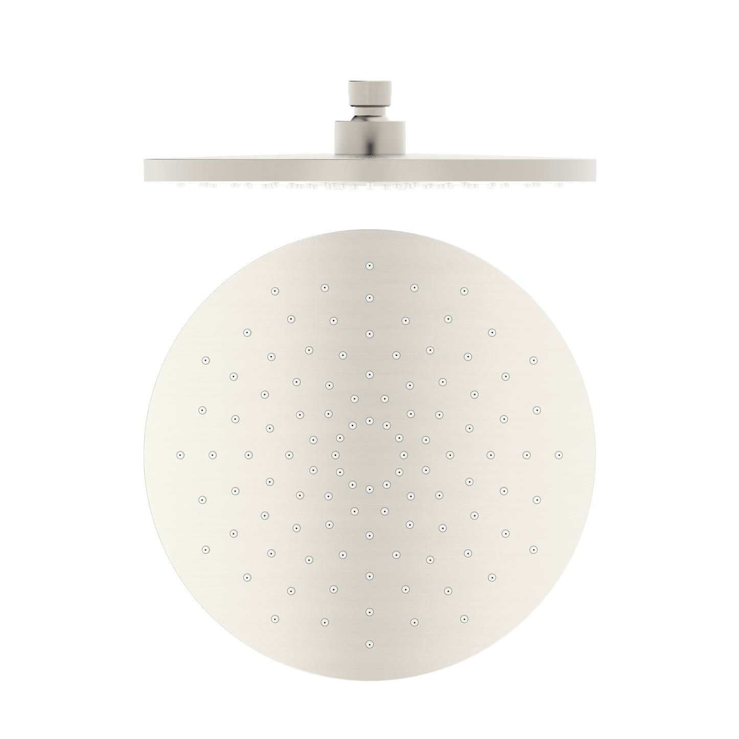 250MM ABS ROUND SHOWER HEAD BRUSHED NICKEL