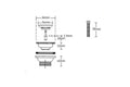 50 x 50mm Polished Stainless Steel Basket Waste with Long Screw