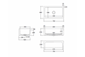 Patri 75 x 46 Fine Fireclay Single Bowl Farmhouse Butler Sink
