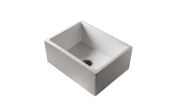 Patri 60 x 46 Fine Fireclay Single Bowl Farmhouse Butler Sink — Fireclay & Ceramic, Kitchen Sinks