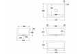 Patri 60 x 46 Fine Fireclay Single Bowl Farmhouse Butler Sink