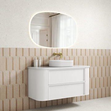 Ramee Fluted Wall Hung