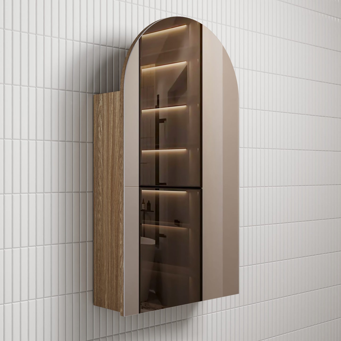 Canterbury Shaving Cabinet - Matte White