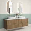 Venetta Fluted Framed Wall Hung