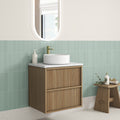 Venetta Fluted Framed Wall Hung
