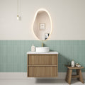 Venetta Fluted Framed Wall Hung