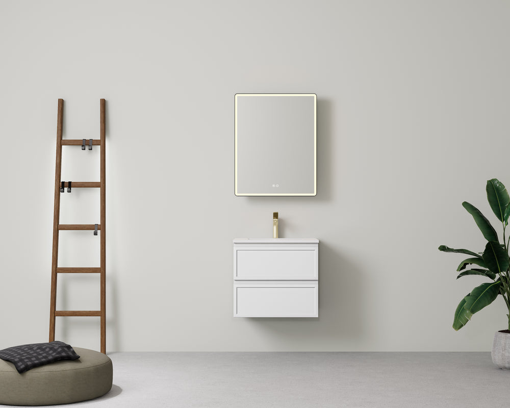 New Hamilton Federation Slim Wall Hung Cabinet Matte White