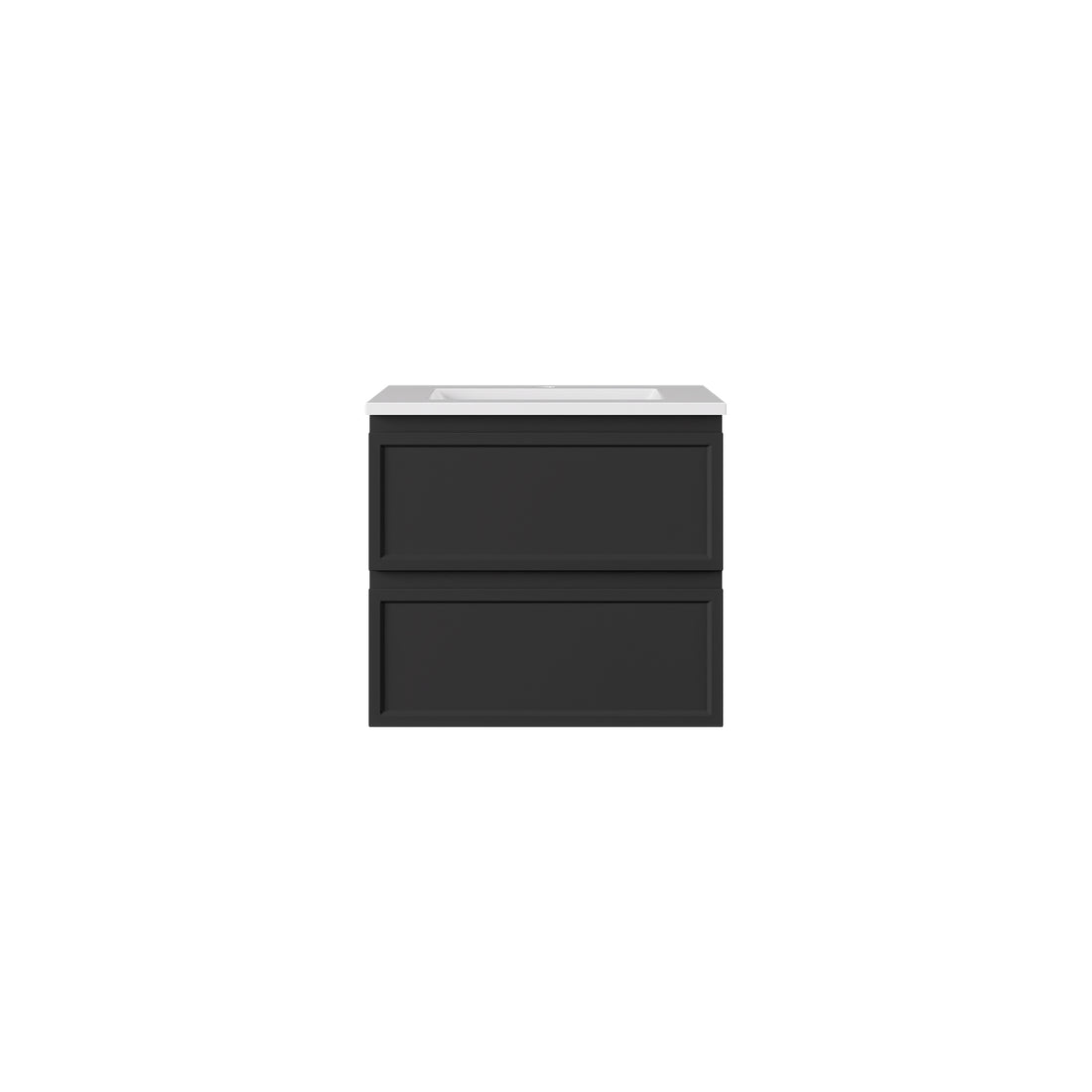 New Hamilton Federation Slim Wall Hung Cabinet Matte Black