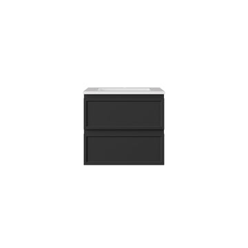 New Hamilton Federation Slim Wall Hung Cabinet Matte Black