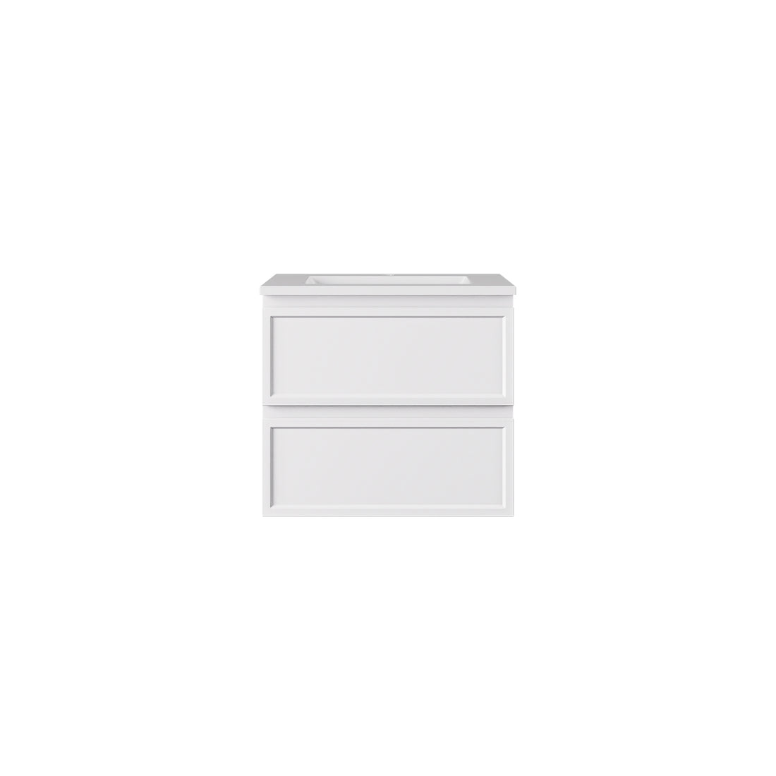 New Hamilton Federation Slim Wall Hung Cabinet Matte White