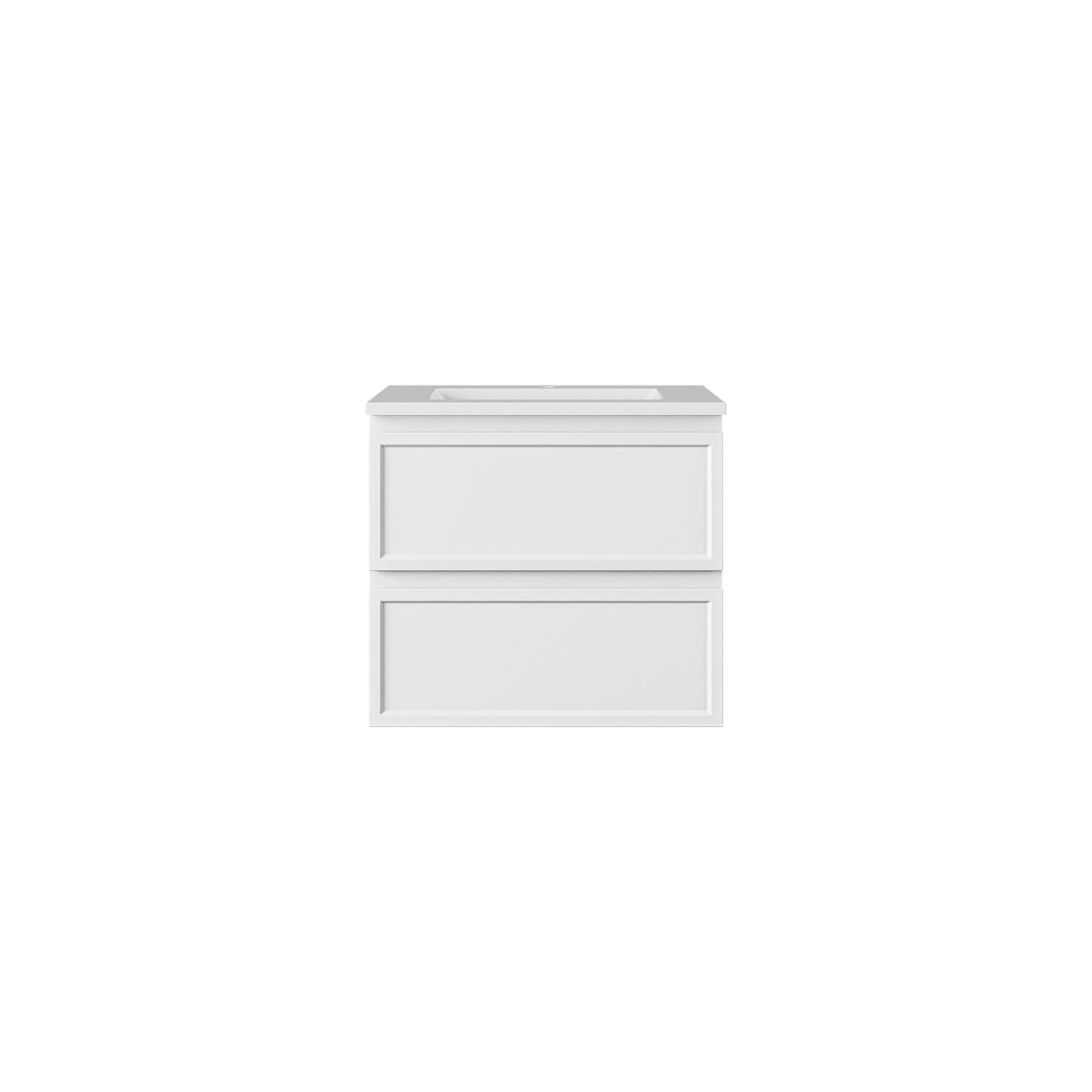 New Hamilton Federation Slim Wall Hung Cabinet Matte White