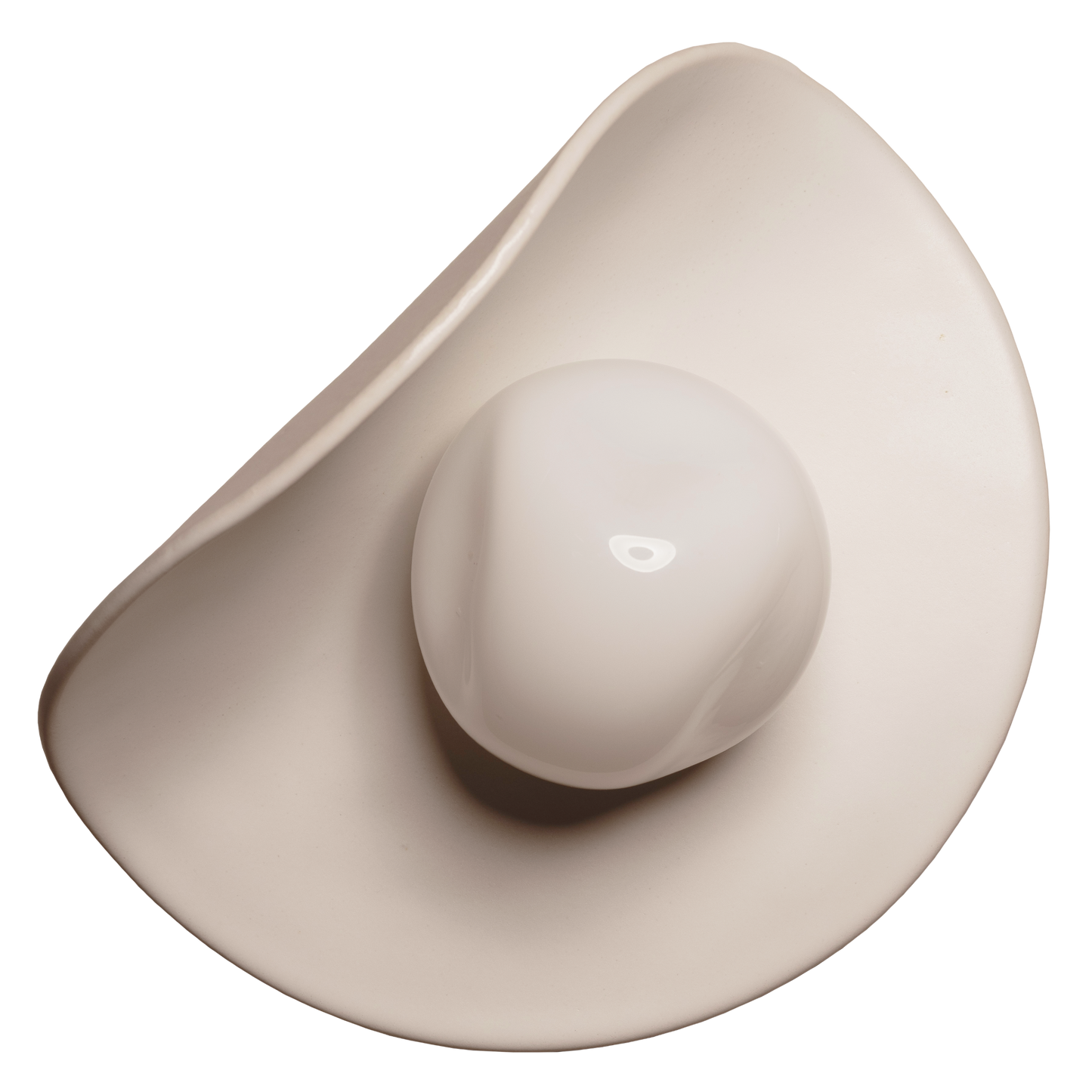 We Ponder Pond Interior Ceramic And Glass Wall Light