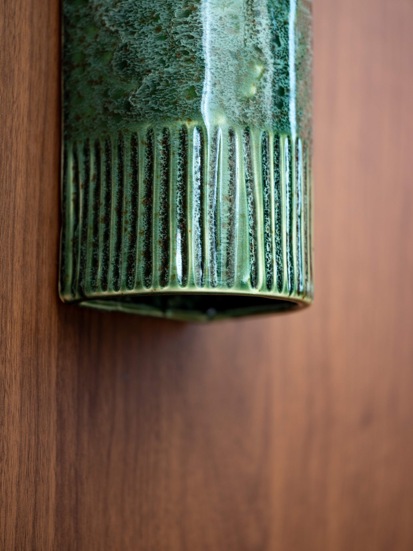We Ponder Day Short Exterior Pickled Olives Ceramic Wall Light