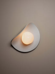 We Ponder Pond Interior Ceramic And Glass Wall Light