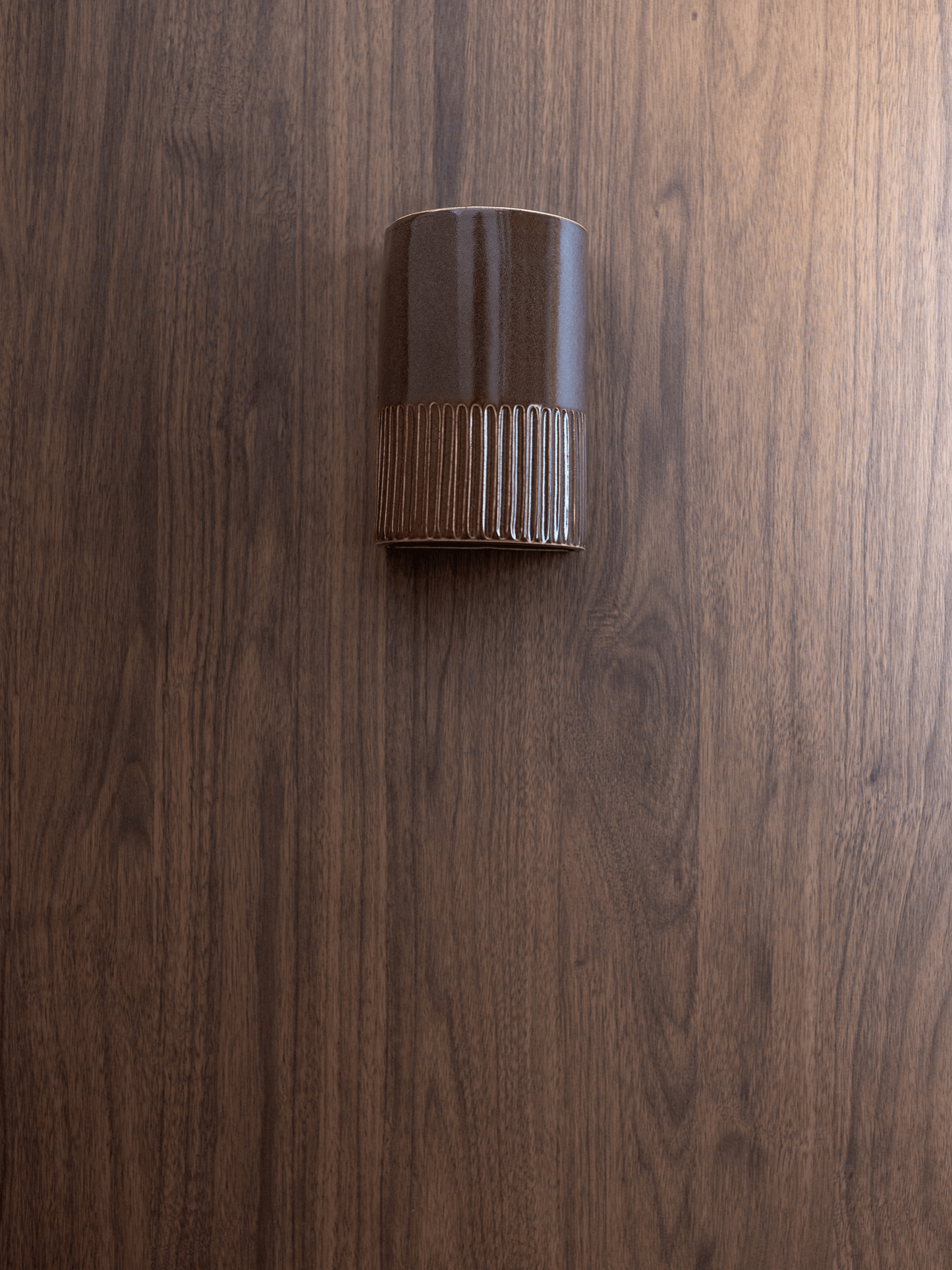We Ponder Day Short Exterior Choccy Milk Ceramic Wall Light