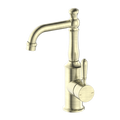 YORK BASIN MIXER WITH METAL LEVER AGED BRASS