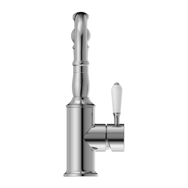 YORK BASIN MIXER HOOK SPOUT WITH CHROME