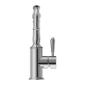 YORK BASIN MIXER HOOK SPOUT WITH METAL LEVER CHROME