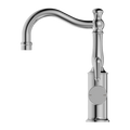 YORK BASIN MIXER HOOK SPOUT WITH METAL LEVER CHROME