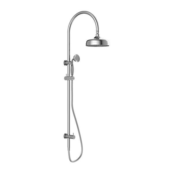 YORK TWIN SHOWER WITH METAL HAND SHOWER CHROME
