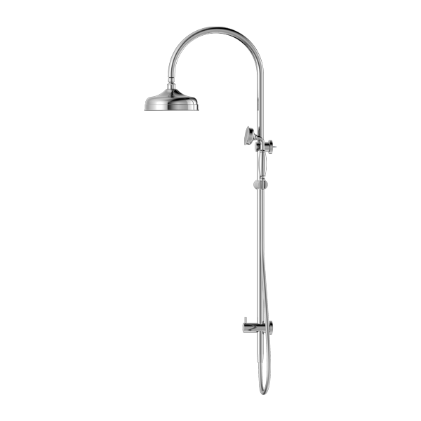 YORK TWIN SHOWER WITH METAL HAND SHOWER CHROME