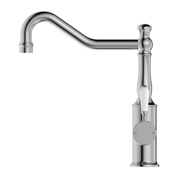 York Kitchen Mixer Hook Spout With Chrome — Chrome & Stainless, Kitchen Mixers & Taps