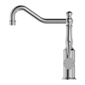 YORK KITCHEN MIXER HOOK SPOUT WITH METAL LEVER CHROME