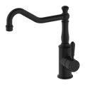 YORK KITCHEN MIXER HOOK SPOUT WITH METAL LEVER MATTE BLACK