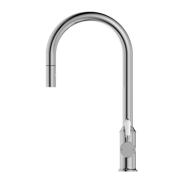 York Pull Out Sink Mixer With Vegie Spray Function With Chrome — Chrome & Stainless, Kitchen Mixers & Taps