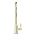 YORK PULL OUT SINK MIXER WITH VEGIE SPRAY FUNCTION WITH METAL LEVER AGED BRASS