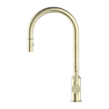 YORK PULL OUT SINK MIXER WITH VEGIE SPRAY FUNCTION WITH METAL LEVER AGED BRASS