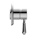 YORK SHOWER MIXER WITH METAL LEVER CHROME