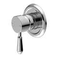 YORK SHOWER MIXER WITH METAL LEVER CHROME