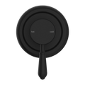 YORK SHOWER MIXER WITH METAL LEVER MATTE BLACK