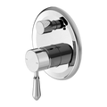 YORK SHOWER MIXER WITH DIVERTOR WITH METAL LEVER CHROME