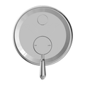 YORK SHOWER MIXER WITH DIVERTOR WITH METAL LEVER CHROME
