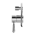 YORK SHOWER MIXER WITH DIVERTOR WITH METAL LEVER CHROME