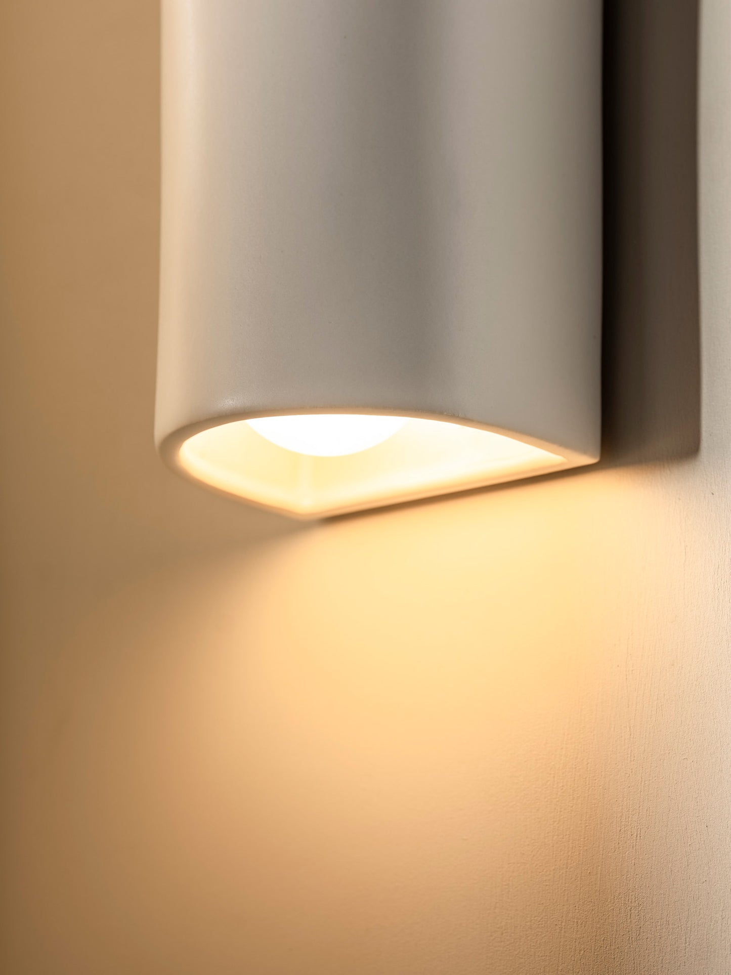 We Ponder Dawn Short Exterior Ceramic Wall Light
