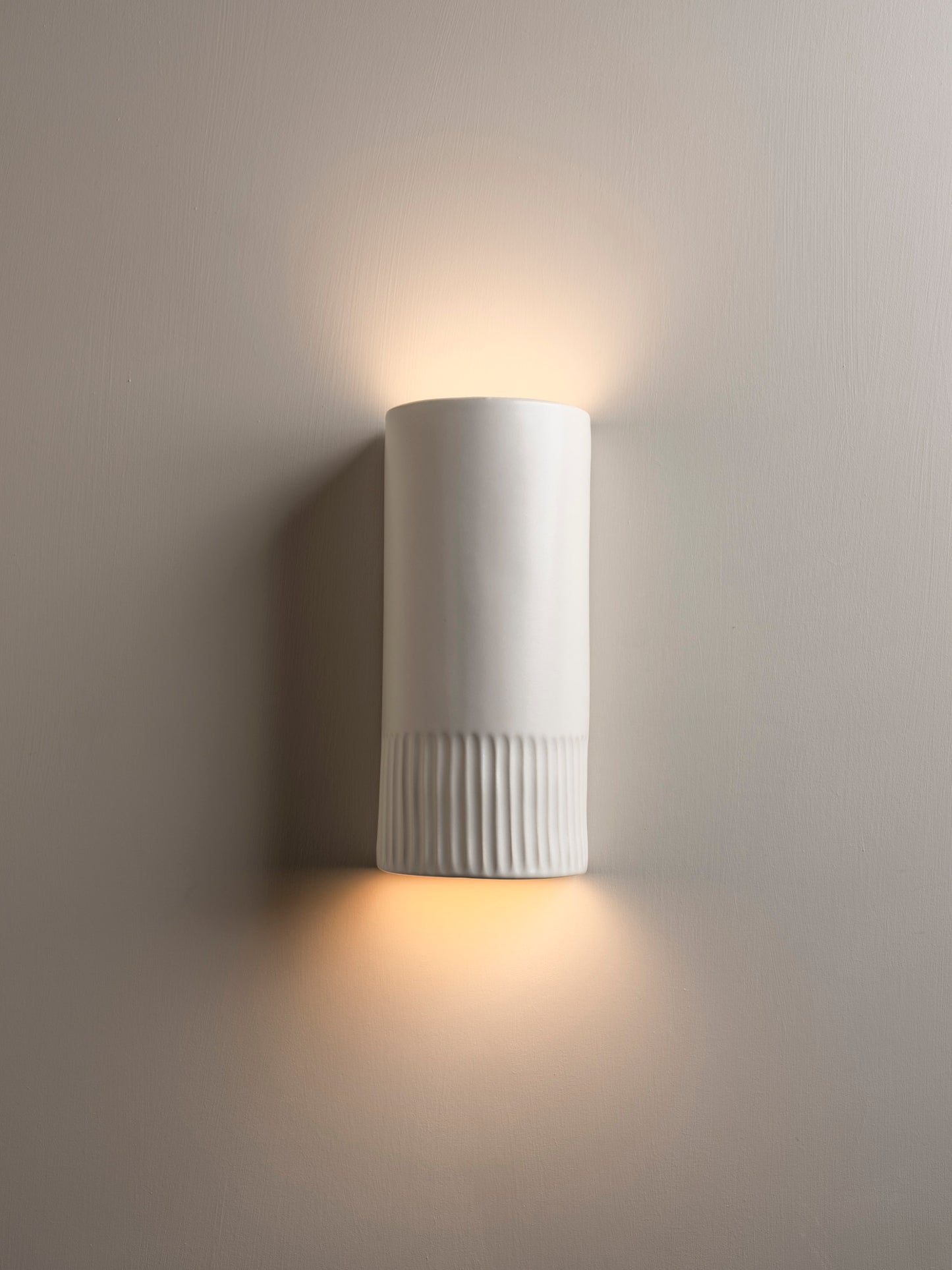 We Ponder Day Tall Interior Ceramic Wall Light