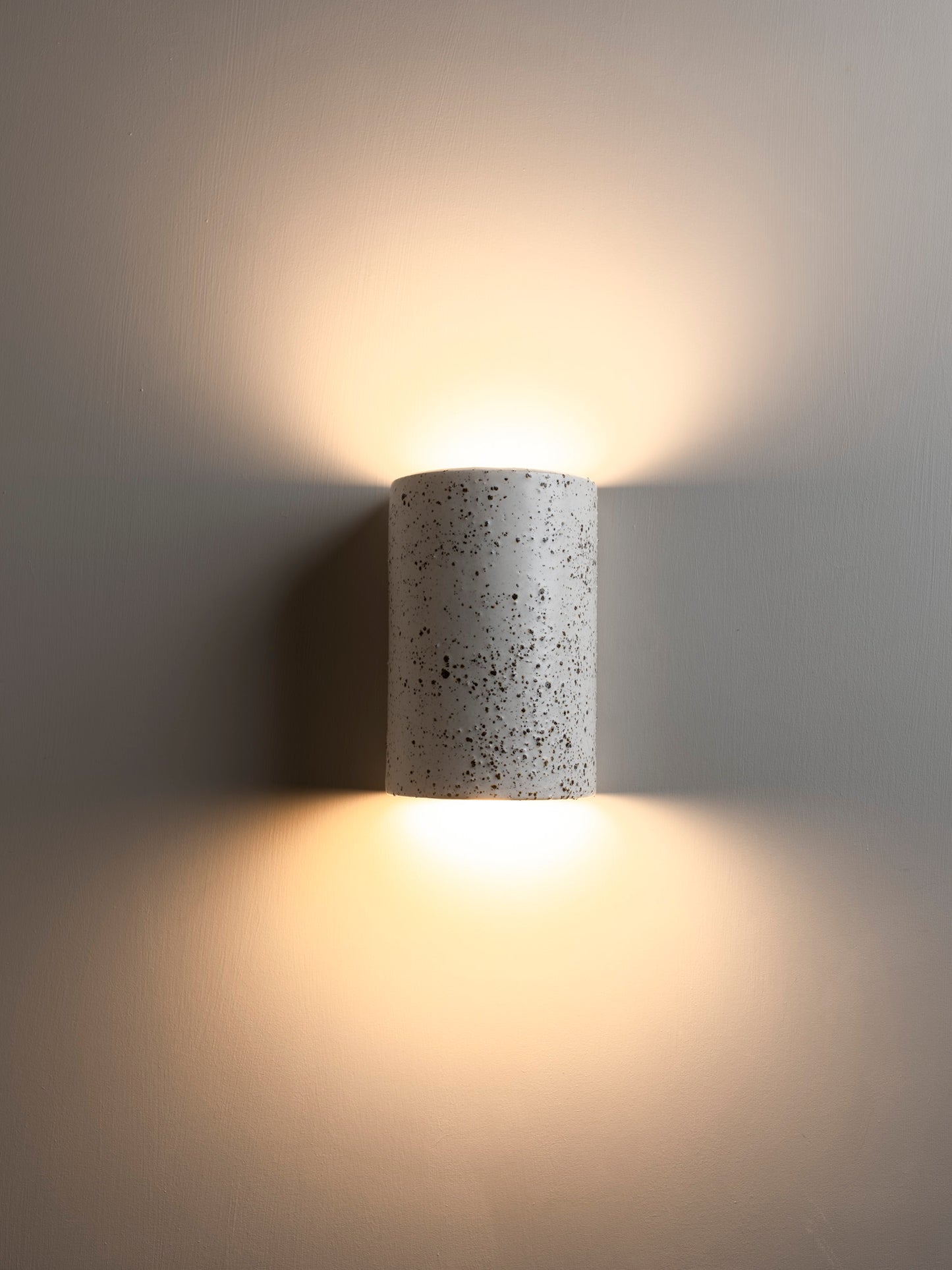 We Ponder Dusk Short Exterior Ceramic Wall Light